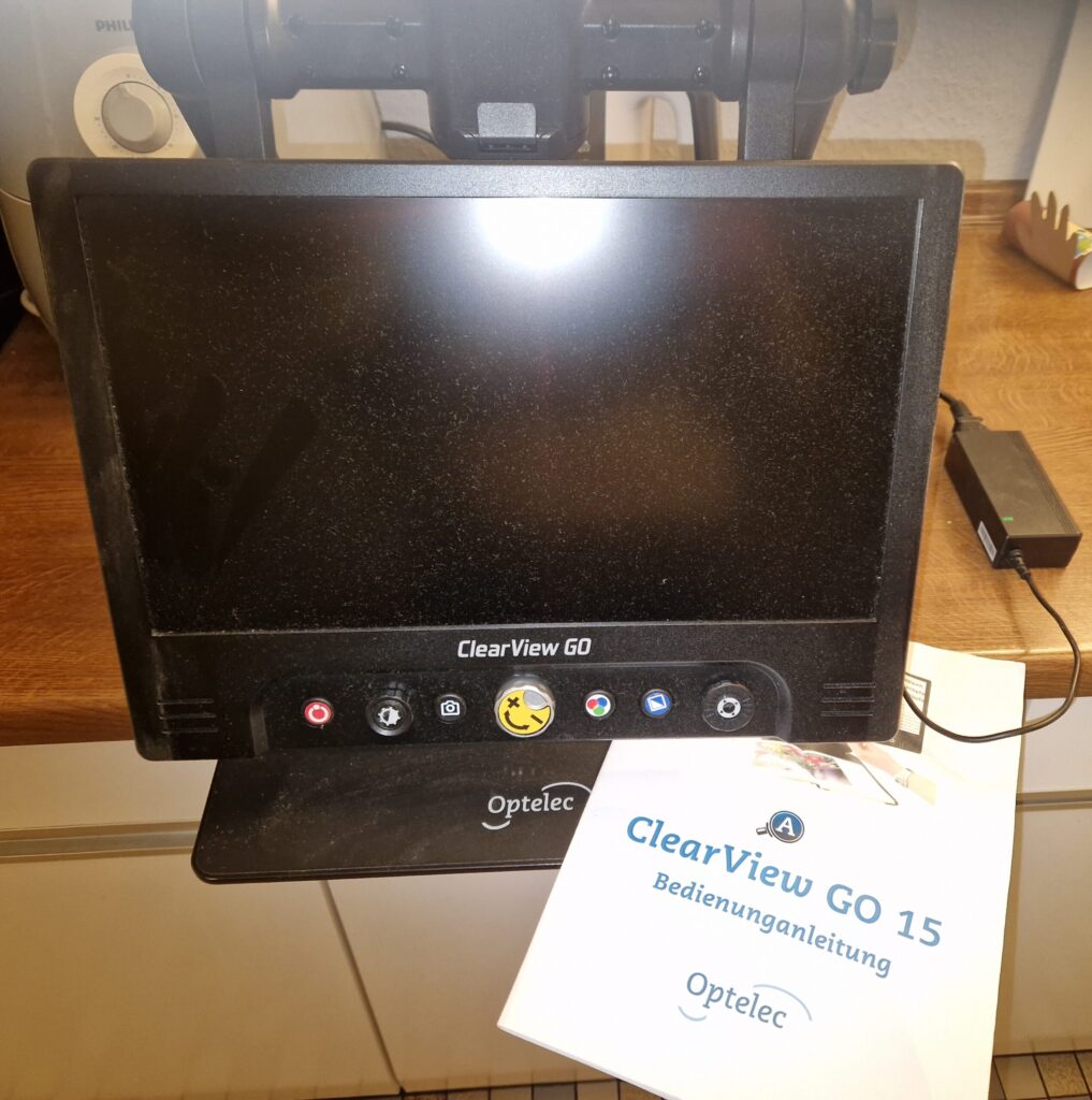 ClearView GO 15 neuwertiges mobiles Bildschirmlesegerät von Optelec